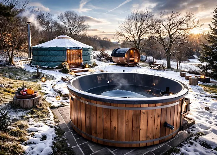 Jurta Pod Blanikem S Wellnes Luxussátor *